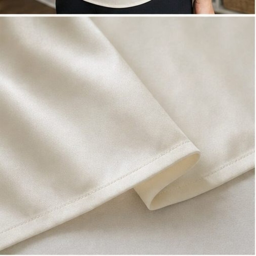 Cream Ruffle Blouse - Picture 6 of 6